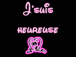j'suis heureuse